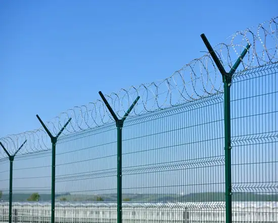 Durable airport wire mesh fencing designed for maximum security
